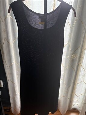 Banana Republic Black Sleeveless Knit Shift Dress